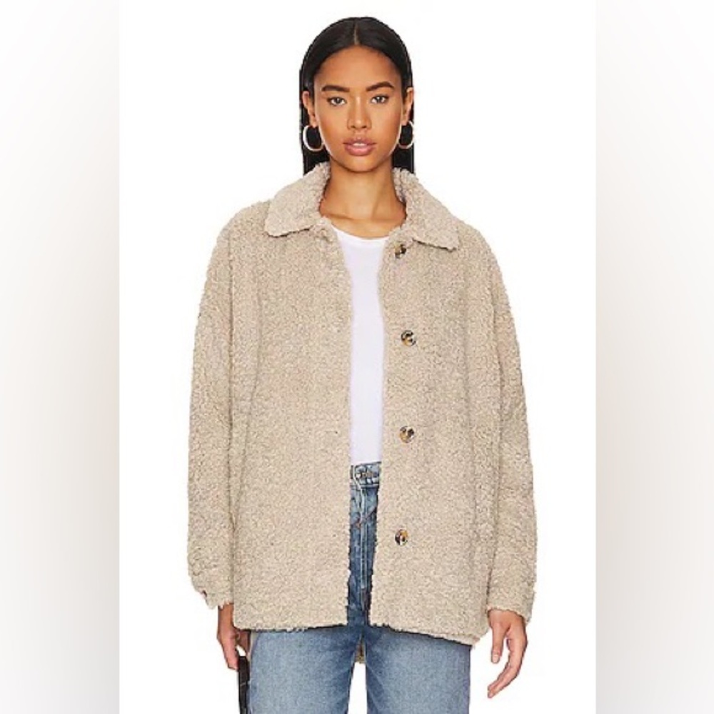 Alp N Rock Livi Shirt Jacket in Tan Size XS